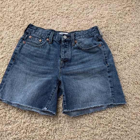 Madewell Blue Denim Women's Shorts - Picture 1 of 4